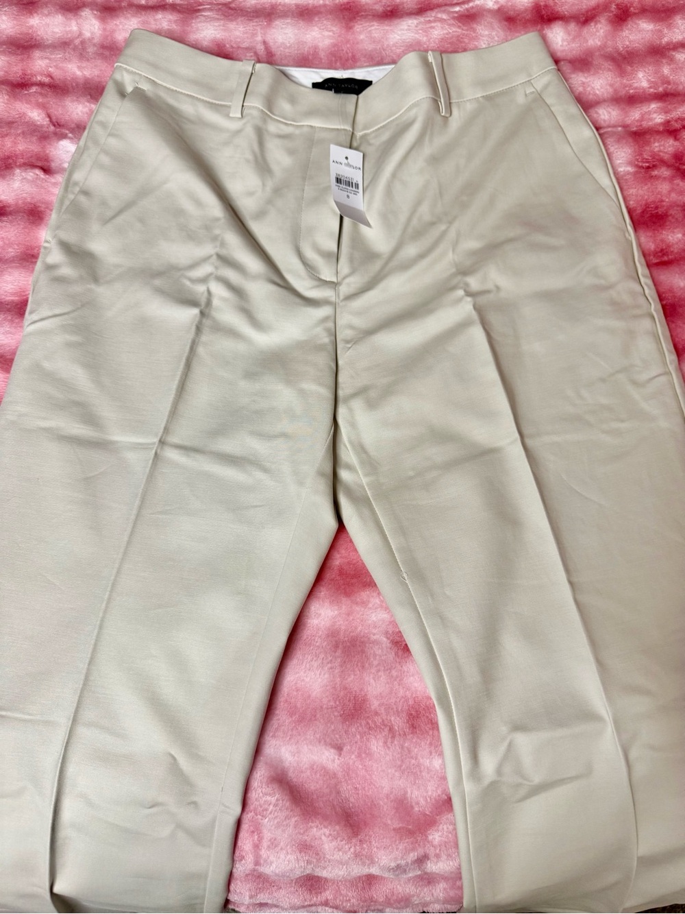 Ann Taylor Cream Chinos - Tailored Men's Dress Pants